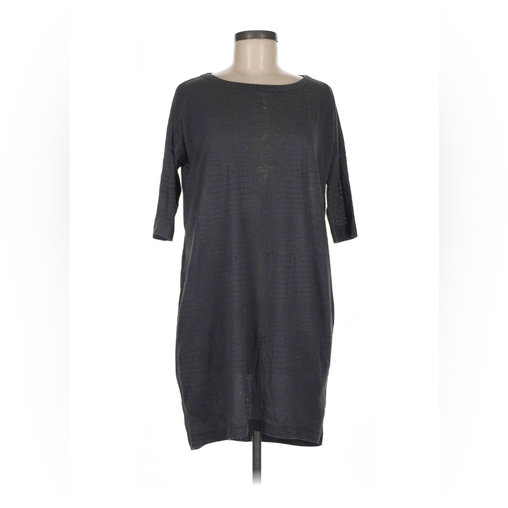 Zadig & Voltaire Black and Gray Ride Burn Mini Dress